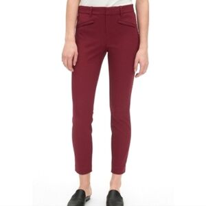 GAP Curvy Skinny Ankle Pants in Red Delicious sz 0